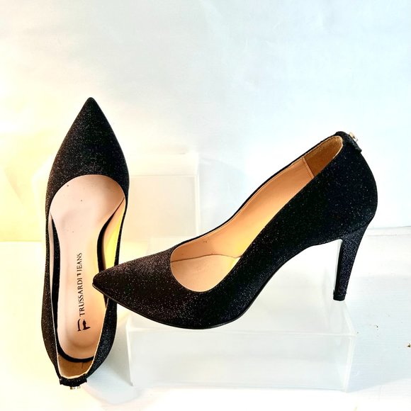 Trussardi Jeans Black Pumps - Picture 3 of 6